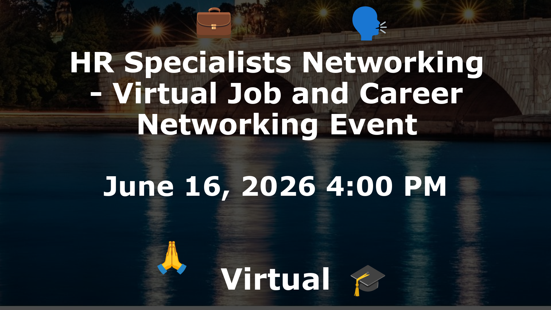 HR Specialists Networking - Virtual Job and Career Networking Event event image
